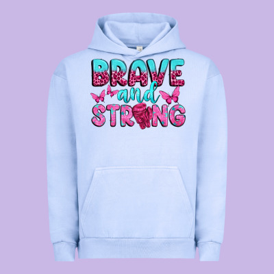 Brave And Strong Urban Hoodie Designed By Texasbilliewilder