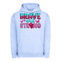 Pigment Grape Ice Brave and Strong Urban Hoodie - texasbilliewilder