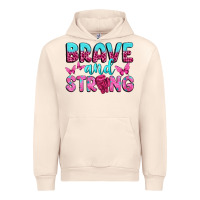 Sandshell Brave and Strong Urban Hoodie - texasbilliewilder