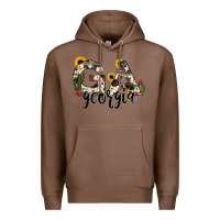 Chestnut georgia state cowhide serape cactus Premium Hoodie - RanaPortraitStore