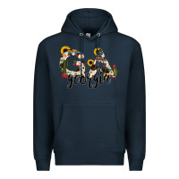 Navy georgia state cowhide serape cactus Premium Hoodie - RanaPortraitStore
