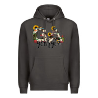 Smoke georgia state cowhide serape cactus Premium Hoodie - RanaPortraitStore