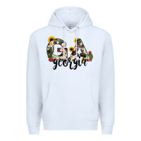 White georgia state cowhide serape cactus Premium Hoodie - RanaPortraitStore