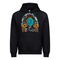 Black western rainbow  be kind Urban Hoodie - RanaPortraitStore
