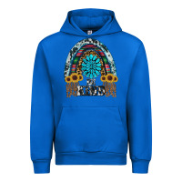 Cobalt western rainbow  be kind Urban Hoodie - RanaPortraitStore