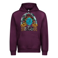 Mauve Wine western rainbow  be kind Urban Hoodie - RanaPortraitStore