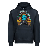 Navy western rainbow  be kind Urban Hoodie - RanaPortraitStore
