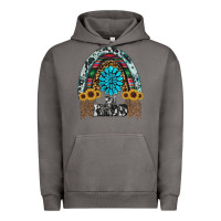 Pigment Tornado western rainbow  be kind Urban Hoodie - RanaPortraitStore