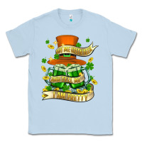 Dusty Blue buy me green beer and tell me ı am pretty Classic Tee - FaDigitalArtStudio