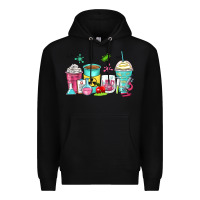 Black science teacher coffee cups Premium Hoodie - Zillion Design Studio