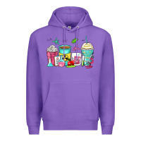Purple science teacher coffee cups Premium Hoodie - Zillion Design Studio
