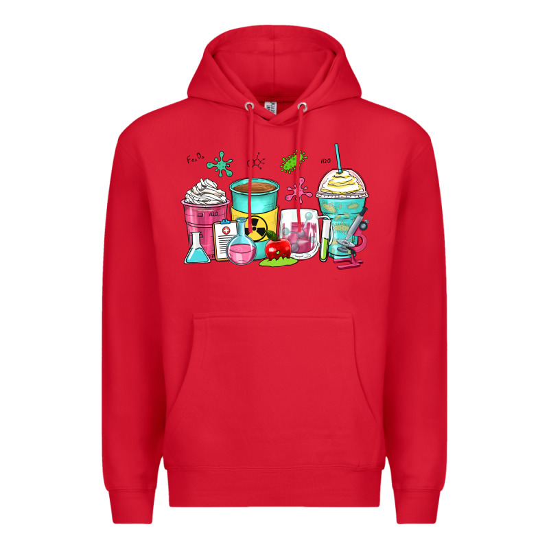 Science Teacher Coffee Cups Premium Hoodie by Zillion Design Studio | Teevron