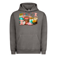 Pigment Tornado pigs coffee cups Urban Hoodie - Zillion Design Studio
