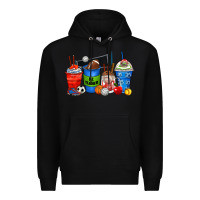 Black p.e. teacher coffee cups Premium Hoodie - Zillion Design Studio