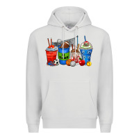 Dove Grey p.e. teacher coffee cups Premium Hoodie - Zillion Design Studio