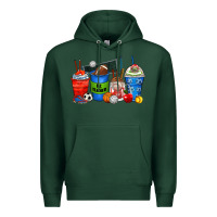 Sports Green p.e. teacher coffee cups Premium Hoodie - Zillion Design Studio