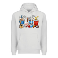 Dove Grey music teacher coffee cups Premium Hoodie - Zillion Design Studio