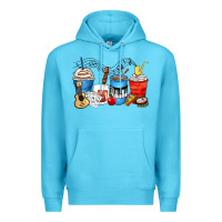 Ocean Blue music teacher coffee cups Premium Hoodie - Zillion Design Studio