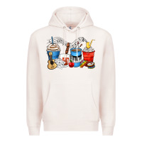 Pale Pink music teacher coffee cups Premium Hoodie - Zillion Design Studio