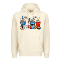 Sandshell music teacher coffee cups Premium Hoodie - Zillion Design Studio