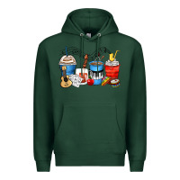 Sports Green music teacher coffee cups Premium Hoodie - Zillion Design Studio