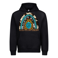 Black rainbow sunflower gemstone Urban Hoodie - RanaPortraitStore