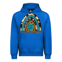 Cobalt rainbow sunflower gemstone Urban Hoodie - RanaPortraitStore