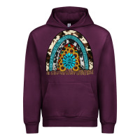 Mauve Wine rainbow sunflower gemstone Urban Hoodie - RanaPortraitStore