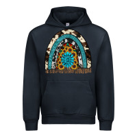 Navy rainbow sunflower gemstone Urban Hoodie - RanaPortraitStore