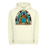 Pigment Pistachio rainbow sunflower gemstone Urban Hoodie - RanaPortraitStore