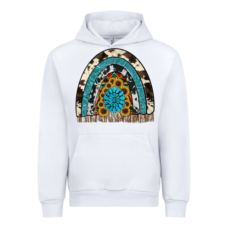Rainbow Sunflower Gemstone Urban Hoodie by RanaPortraitStore | Teevron