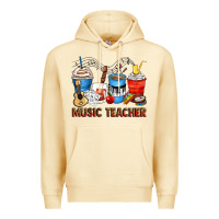 Pina Colada music teacher coffee cups Premium Hoodie - Zillion Design Studio