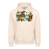 Sandshell cows coffee cups Urban Hoodie - Zillion Design Studio