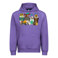 Tulip cows coffee cups Urban Hoodie - Zillion Design Studio