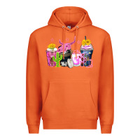 Carrot neon western coffee cups Premium Hoodie - Zillion Design Studio
