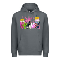 Rock neon western coffee cups Premium Hoodie - Zillion Design Studio