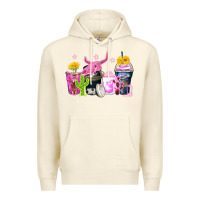 Sandshell neon western coffee cups Premium Hoodie - Zillion Design Studio