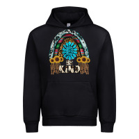 Black western rainbow  be kind Urban Hoodie - RanaPortraitStore