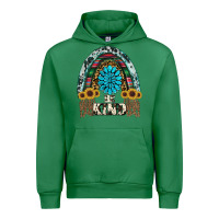 Emerald western rainbow  be kind Urban Hoodie - RanaPortraitStore