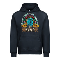 Navy western rainbow  be kind Urban Hoodie - RanaPortraitStore