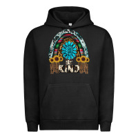 Pigment Black western rainbow  be kind Urban Hoodie - RanaPortraitStore