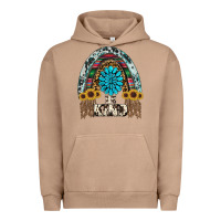 Pigment Burro western rainbow  be kind Urban Hoodie - RanaPortraitStore