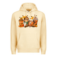 Pina Colada pumpkin spice latte coffee cups Premium Hoodie - Zillion Design Studio