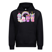 Black unicorn coffee cups Urban Hoodie - Zillion Design Studio