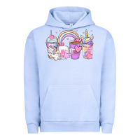 Pigment Grape Ice unicorn coffee cups Urban Hoodie - Zillion Design Studio