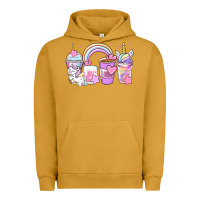 Pigment Peanut Butter unicorn coffee cups Urban Hoodie - Zillion Design Studio
