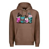 Chestnut motocross coffee cups Premium Hoodie - Zillion Design Studio
