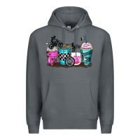 Rock motocross coffee cups Premium Hoodie - Zillion Design Studio