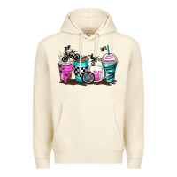 Sandshell motocross coffee cups Premium Hoodie - Zillion Design Studio