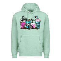 Seafoam motocross coffee cups Premium Hoodie - Zillion Design Studio